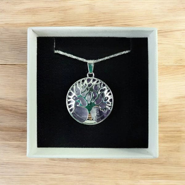 collar arbol de la vida amatista