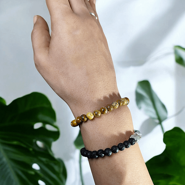 pulseras y collares de piedras semipreciosas