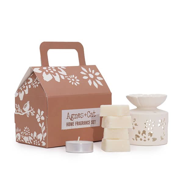 QUEMADOR Y VELAS DE TÉ