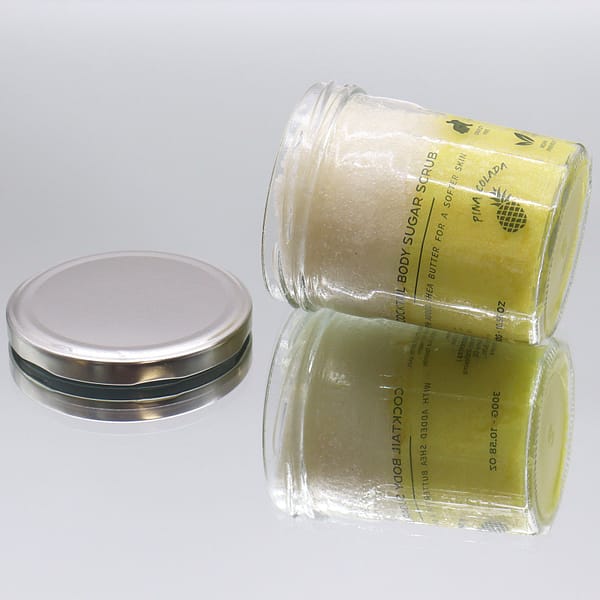 Exfoliante de azúcar y aroma a piña colada