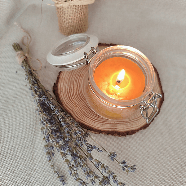 vela artesanal de cera de abeja